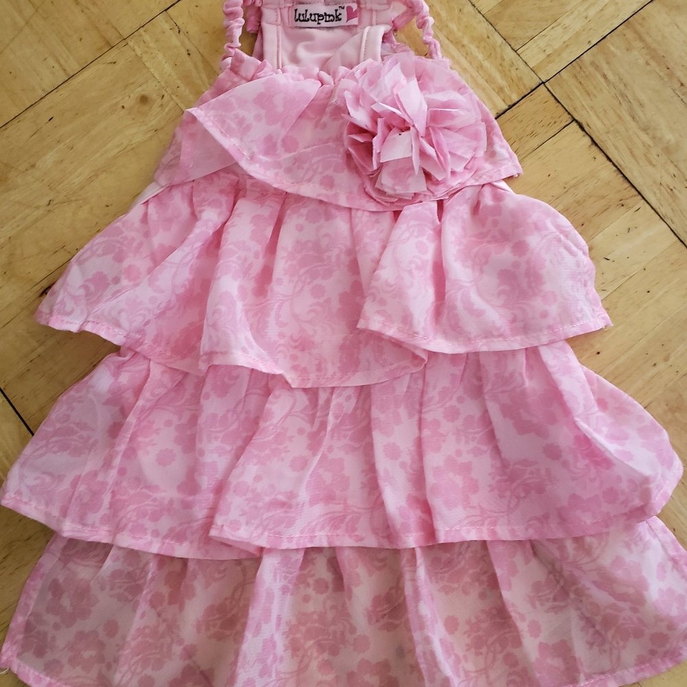 Dog dress size medium Lulupink